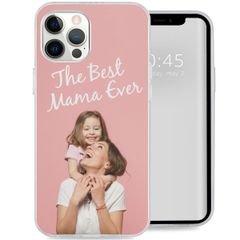 Gestalte deine eigene Apple iPhone 12 (Pro) Gel Hülle - Transparent