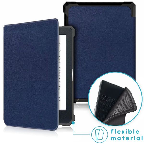 imoshion Slim Soft Case Klapphülle Kobo Nia - Dunkelblau