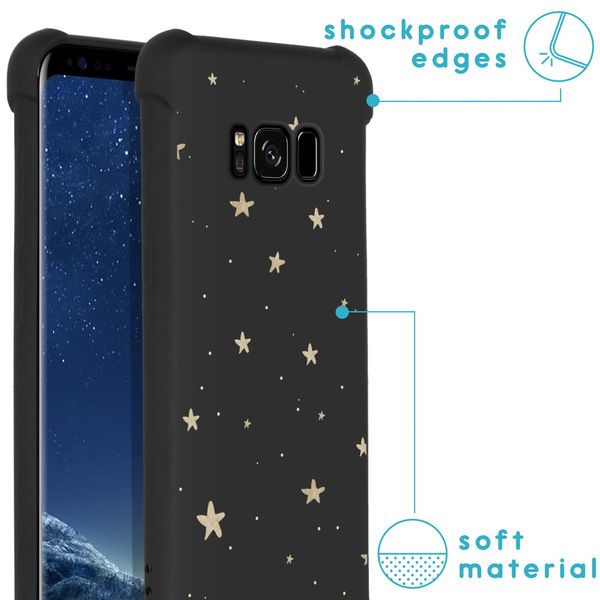 imoshion Design Hülle mit Band für das Samsung Galaxy S8 - Stars Gold