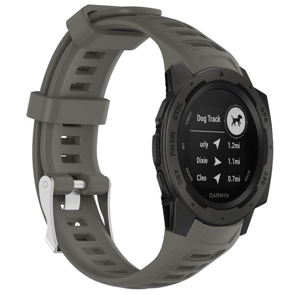 imoshion Silikonband für die Garmin Instinct - Grau