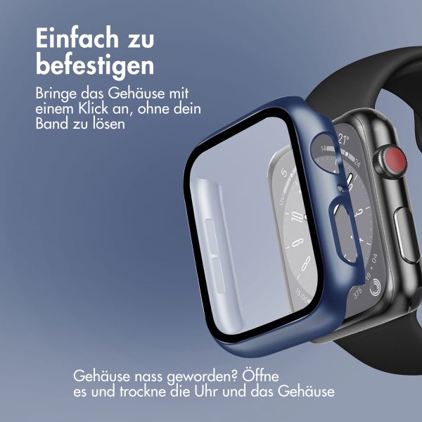 imoshion Full Cover Hard Case für Apple Watch Series 4 / 5 / 6 / SE - 40 mm - Dunkelblau