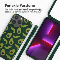 imoshion Silikonhülle design mit Band für das iPhone 13 Pro Max - Avocado Green