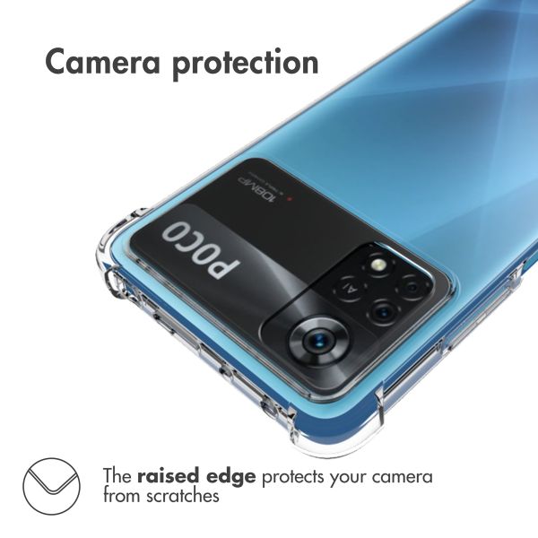 imoshion Shockproof Case für das Xiaomi Poco X4 Pro 5G - Transparent