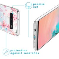 imoshion Design Hülle Samsung Galaxy S10 - Blume - Rosa