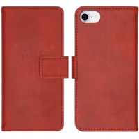 imoshion Luxuriöse Klapphülle Apple iPhone SE (2022 / 2020) / 8 / 7 / 6(s) - Rot