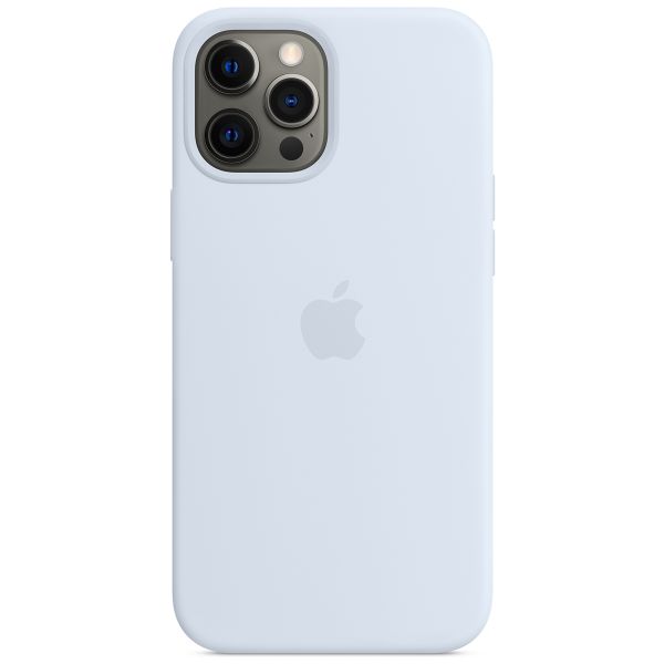Apple Silikon-Case MagSafe für das Apple iPhone 12 Pro Max - Cloud Blue