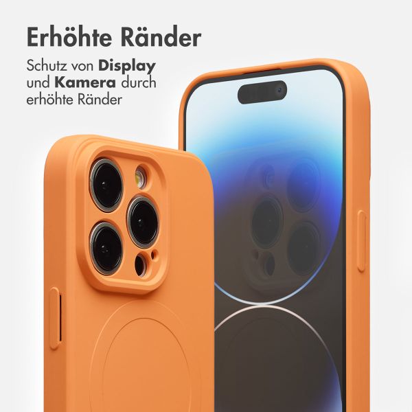 imoshion Color Back Cover mit MagSafe Apple iPhone 14 Pro - Neon Orange