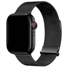 imoshion Mailändische Magnetarmband für Apple Watch | 44/45/46/49 mm - Schwarz