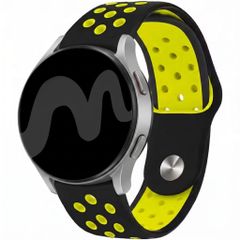 imoshion Silikon-Sportarmband -   Universelle 22 mm Anschluss - Black & Neon Yellow