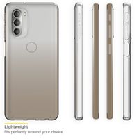 Accezz TPU Clear Cover für das Motorola Moto G51 - Transparent