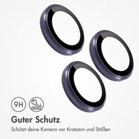 imoshion ﻿2er-Pack Objektivschutz für Kamera für das Apple iPhone 14 Pro / 14 Pro Max - Violett