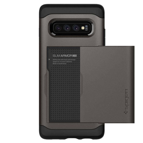 Spigen Slim Armor CS Case Grau für das Samsung Galaxy S10