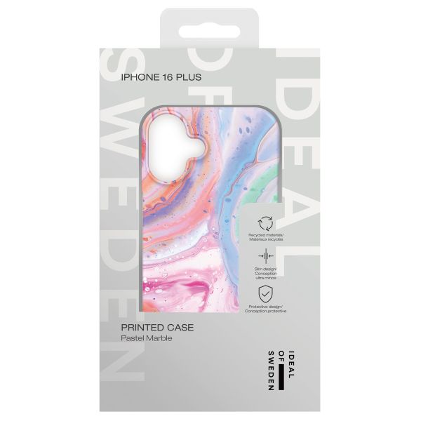 iDeal of Sweden Fashion Back Case Apple iPhone 16 Plus - Pastel Marble