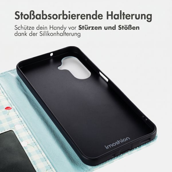 imoshion Design Klapphülle Samsung Galaxy A56 - Cherry Check