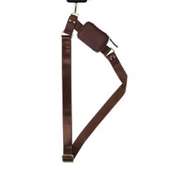 Selencia Handykette mit kleiner Tasche - Mocha Brown