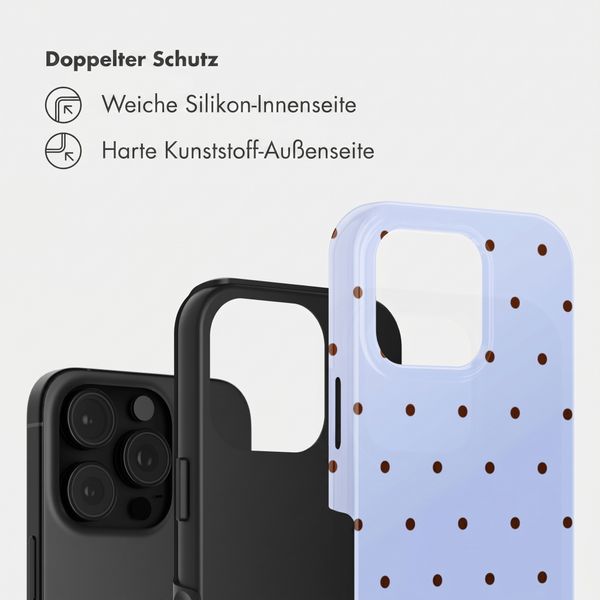 Selencia Vivid Back Cover Apple iPhone 16 Pro Max - Happy Dots Digital Sky