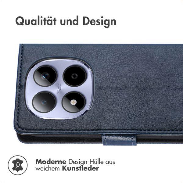 imoshion Luxuriöse Klapphülle Xiaomi Redmi Note 15 Pro (5G) - Dunkelblau