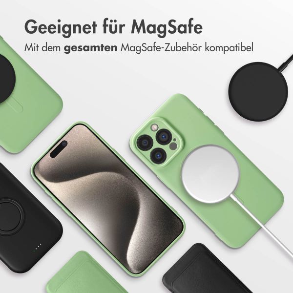 imoshion Color Back Cover mit MagSafe Apple iPhone 15 Pro Max - Grün