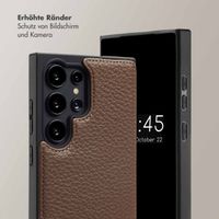 Selencia Nova HandyHülle mit Kordel und Kartenhalter Samsung Galaxy S24 Ultra - Mocha Brown