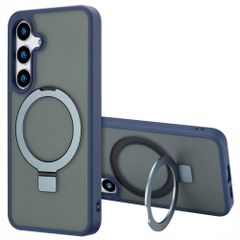 Accezz Ring Stand Backcover mit MagSafe Samsung Galaxy S24 Plus - Blau