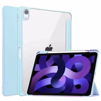 imoshion Trifold Hardcase Klapphülle Apple iPad Air 11 Zoll (2025) M3 / (2024) M2 / Air 5 (2022) / Air 4 (2020) - Hellblau