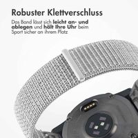 imoshion QuickFit® Nylon Armband -   Garmin 20 mm Anschluss - Größe L/XL - Weiß
