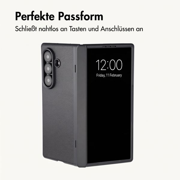 imoshion Kunstledertasche Slim Samsung Galaxy Z Fold 8 Ultra - Schwarz