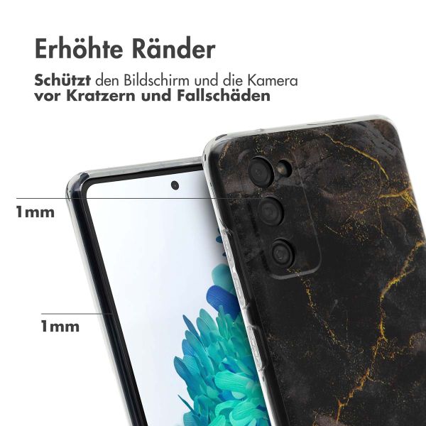 imoshion Design Hülle für das Samsung Galaxy S20 FE - Black Marble