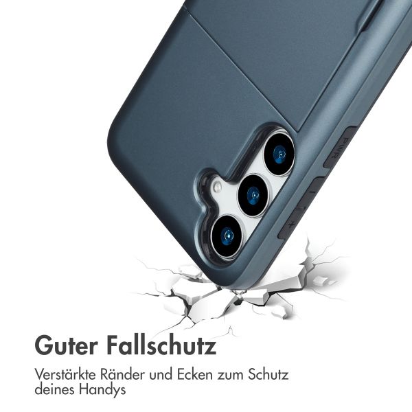 imoshion Backcover mit Kartenfach Samsung Galaxy S25 Plus - Dunkelblau