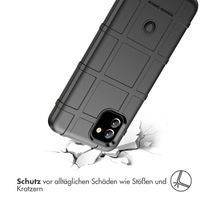 imoshion Rugged Shield Backcover für das Samsung Galaxy A03 - Schwarz