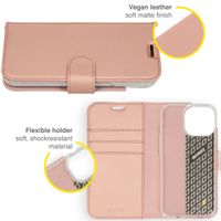 Accezz Wallet TPU Klapphülle Apple iPhone 14 Pro Max - Rosé gold
