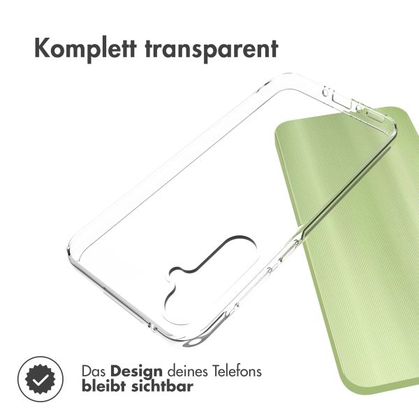 Accezz TPU Clear Cover für das Samsung Galaxy A35 - Transparent