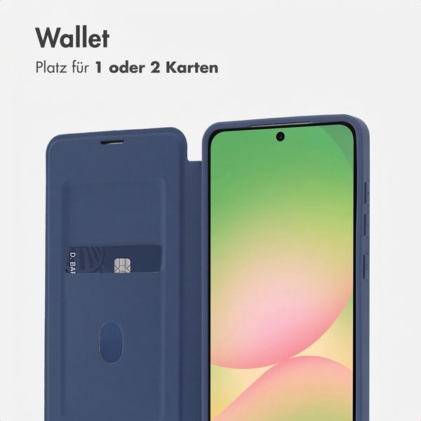 imoshion Transparente Bookcase mit MagSafe Samsung Galaxy A57 (5G) - Blau