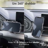 imoshion Handyhalterung für das Auto – Verstellbar – Universell – Carbon – Lüftungsgitter – Schwarz -