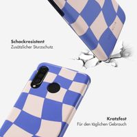 Selencia Vivid Tough Back Cover für das Huawei P30 Lite - Groovy Sapphire Blue