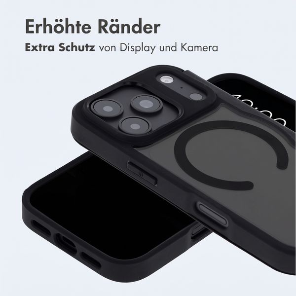 imoshion Transparente Bookcase mit MagSafe Apple iPhone 18 Pro Max / 17 Pro Max - Schwarz