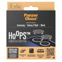 PanzerGlass Kameraprotektor Hoops Optic Rings für das Samsung Galaxy Z Flip 6