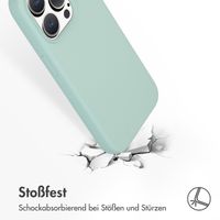 Accezz Liquid Silikoncase mit MagSafe Apple iPhone 15 Pro - Sky Blue