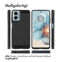 imoshion Brushed Back Cover für das Motorola Moto G04 / G24 - Schwarz