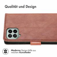 imoshion Luxuriöse Klapphülle für das Samsung Galaxy M53 - Braun