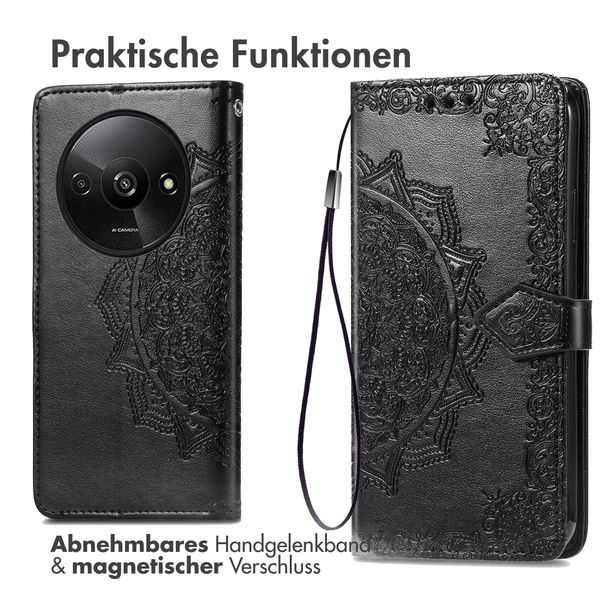 imoshion Mandala Klapphülle Xiaomi Redmi A3 - Schwarz