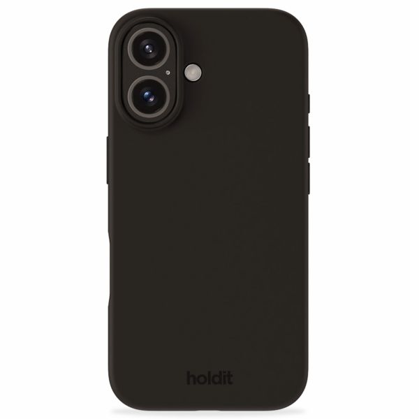 Holdit Silicone Case für das iPhone 16 - Black