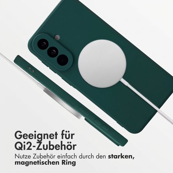 imoshion Color Back Cover mit MagSafe Samsung Galaxy A57 (5G) - Dunkelgrün