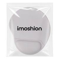 imoshion Ergonomisches Mauspad - Mauspad mit Handgelenkstütze - 30 x 25 cm - Grau