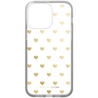 iDeal of Sweden Clear Case für das iPhone 14 Pro Max - Golden Hearts