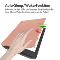 imoshion Slim Soft Case Sleepcover für das Pocketbook InkPad Color 3 / InkPad 4 - Rose Gold