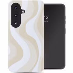 Selencia Vivid Rückabdeckung mit MagSafe Samsung Galaxy S26 - Desert Waves Beige