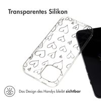imoshion Design Hülle Apple iPhone 15 - Hearts