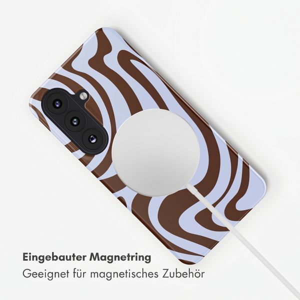 Selencia Vivid Rückabdeckung mit MagSafe Samsung Galaxy S26 - Dream Swirl Chocolate