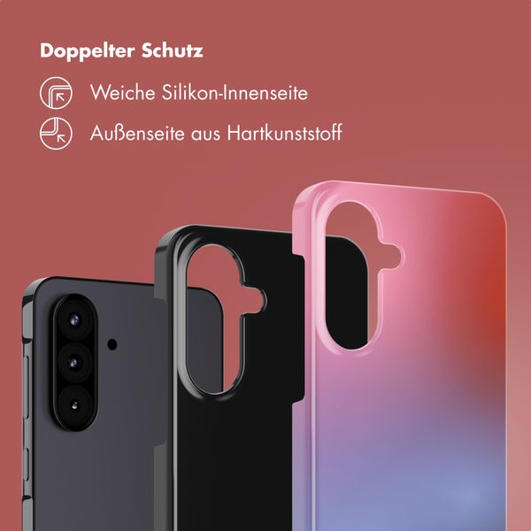 Selencia Vivid Back Cover Samsung Galaxy A57 (5G) - Gradient Soft Blush